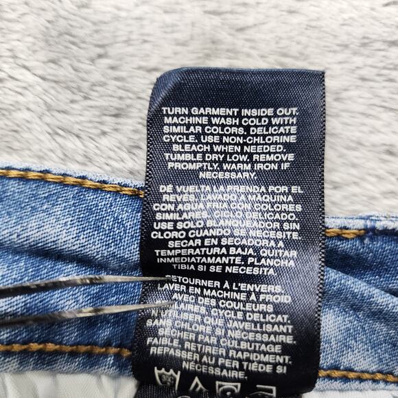 Curve Appeal Jeans Womens 6/28 Blue High Rise Essential Skinny Stretch Denim - Picture 8 of 14